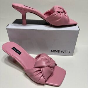 Nine West Blush Pink Knotted Heels
